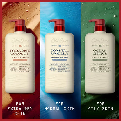 Old Spice Windborn Collection Men's Body Wash for Extra Dry Skin - Paradise Coconut Scent - 20 fl oz