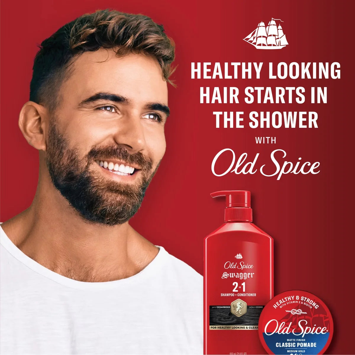 Old Spice Swagger 2-in-1 Men's Shampoo and Conditioner - 21.9 fl oz