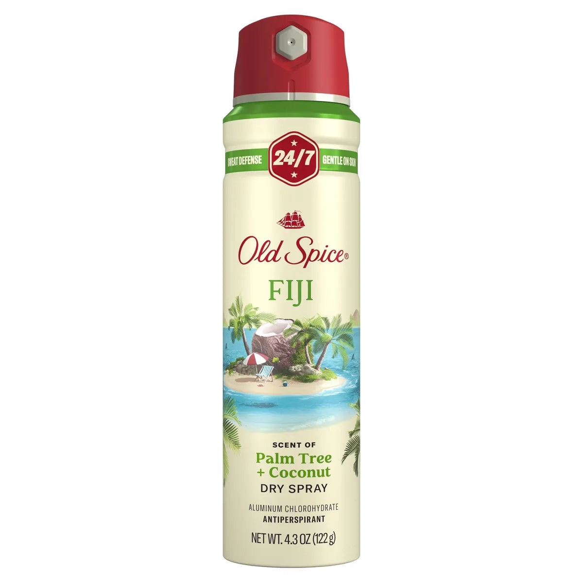 Old Spice Men's 4.3oz Fiji Antiperspirant & Deodorant + 3oz Wildnerness Deodorant